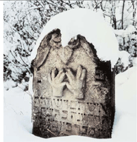 JEWISH GRAVE IN TOKAJ CEMETERY, HUNGARY